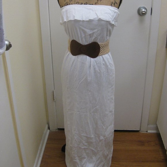 Trixxi Dresses & Skirts - NWT Trixxi white gauze maxi beach dress S small